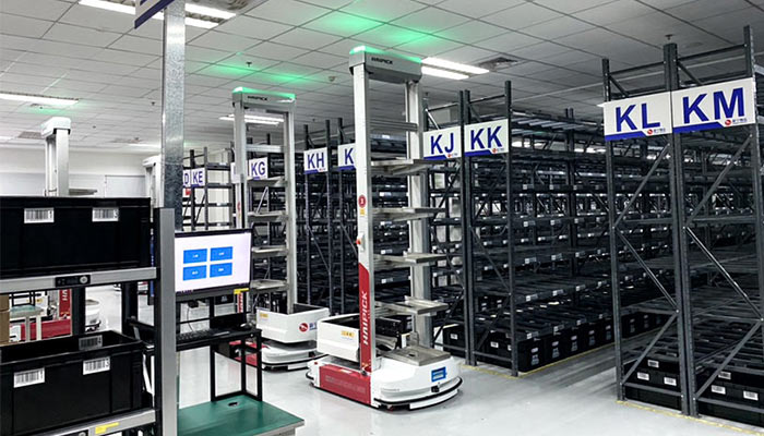 公海jcjc聯(lián)手新寧物流，打造庫寶高效電子供料倉